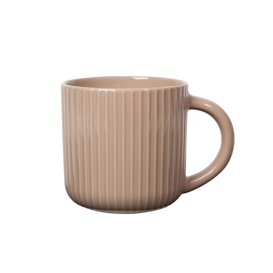 Fluted Stoneware Mug, 22 oz