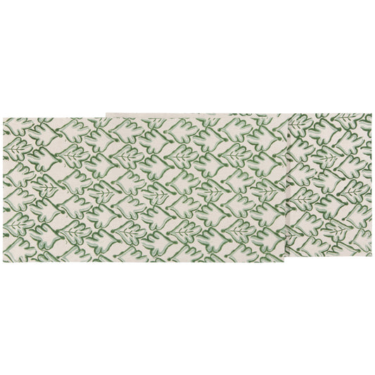 Hedge Block Printed Table Runner, 72 inches