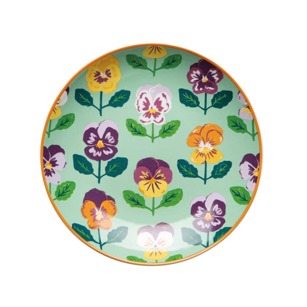 Pansy Appetizer Plates