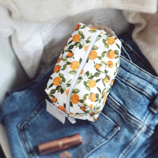 Mini Clementine Makeup Bag