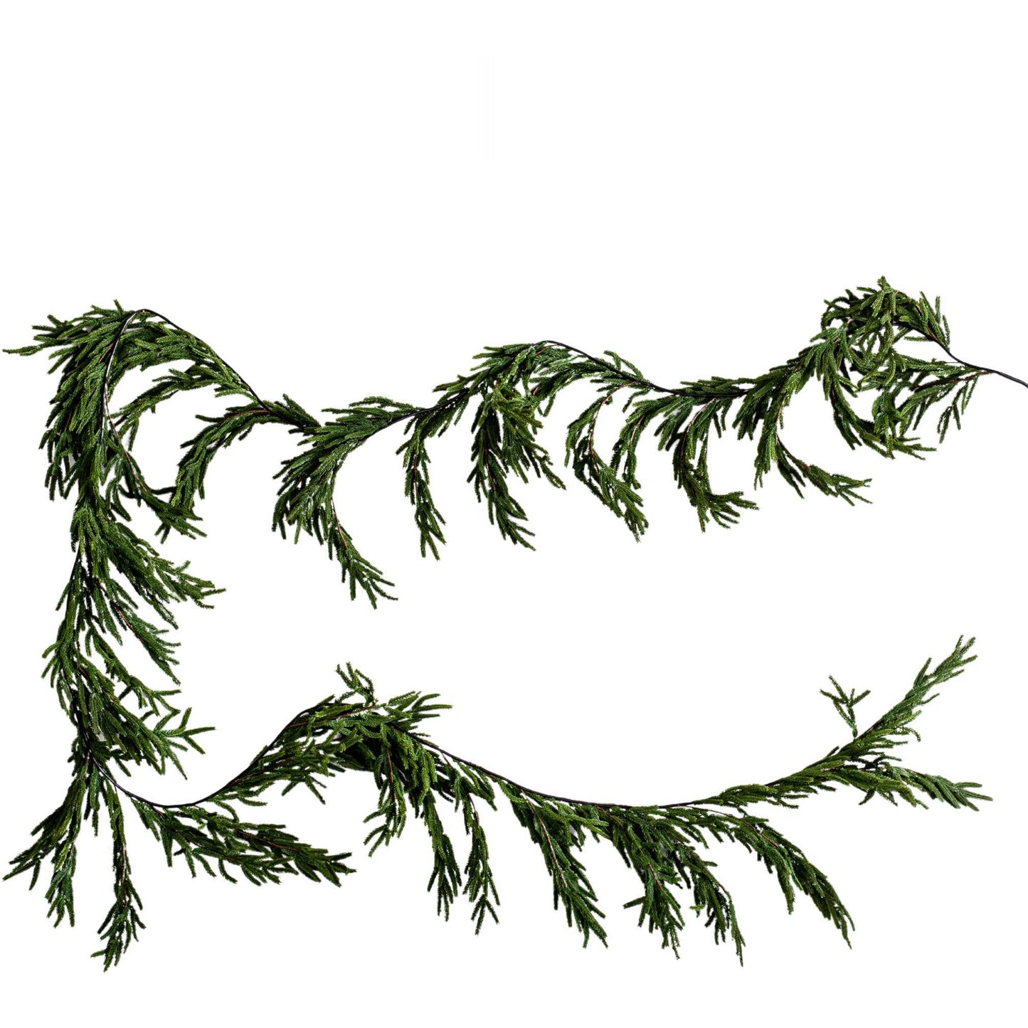 Norfolk Pine Faux Garland Real Touch—15ft