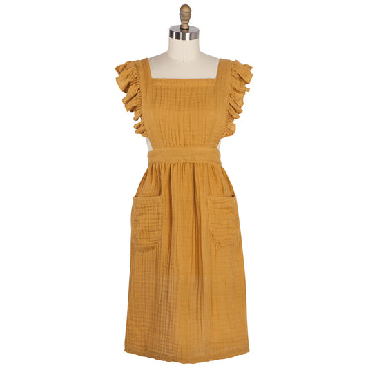 Ada Vintage Ruffled Apron