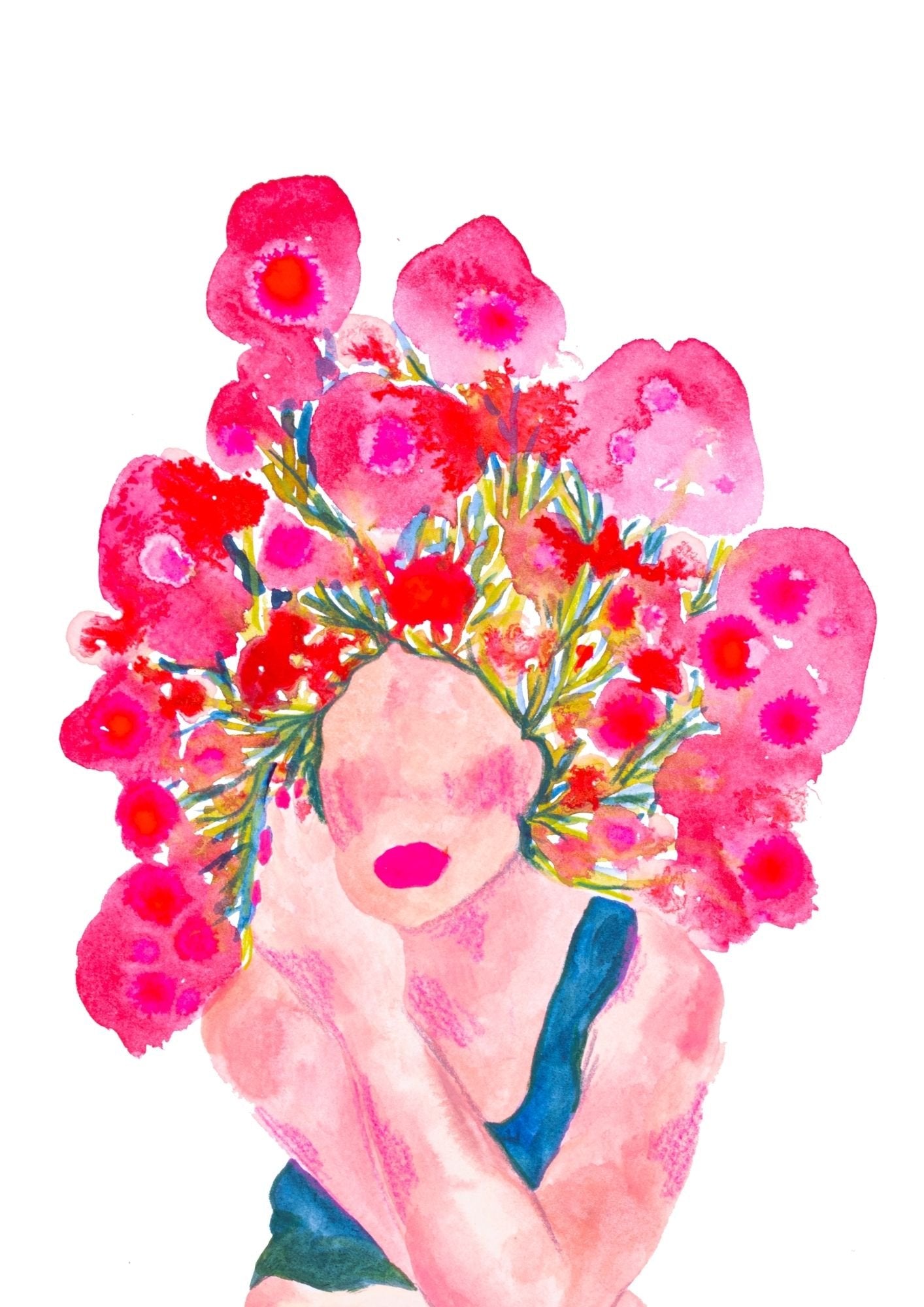 Salma Floral Art Print—11x16 Wall Print