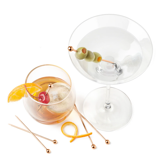 Stainless Steal Cocktail Picks—Set of 6