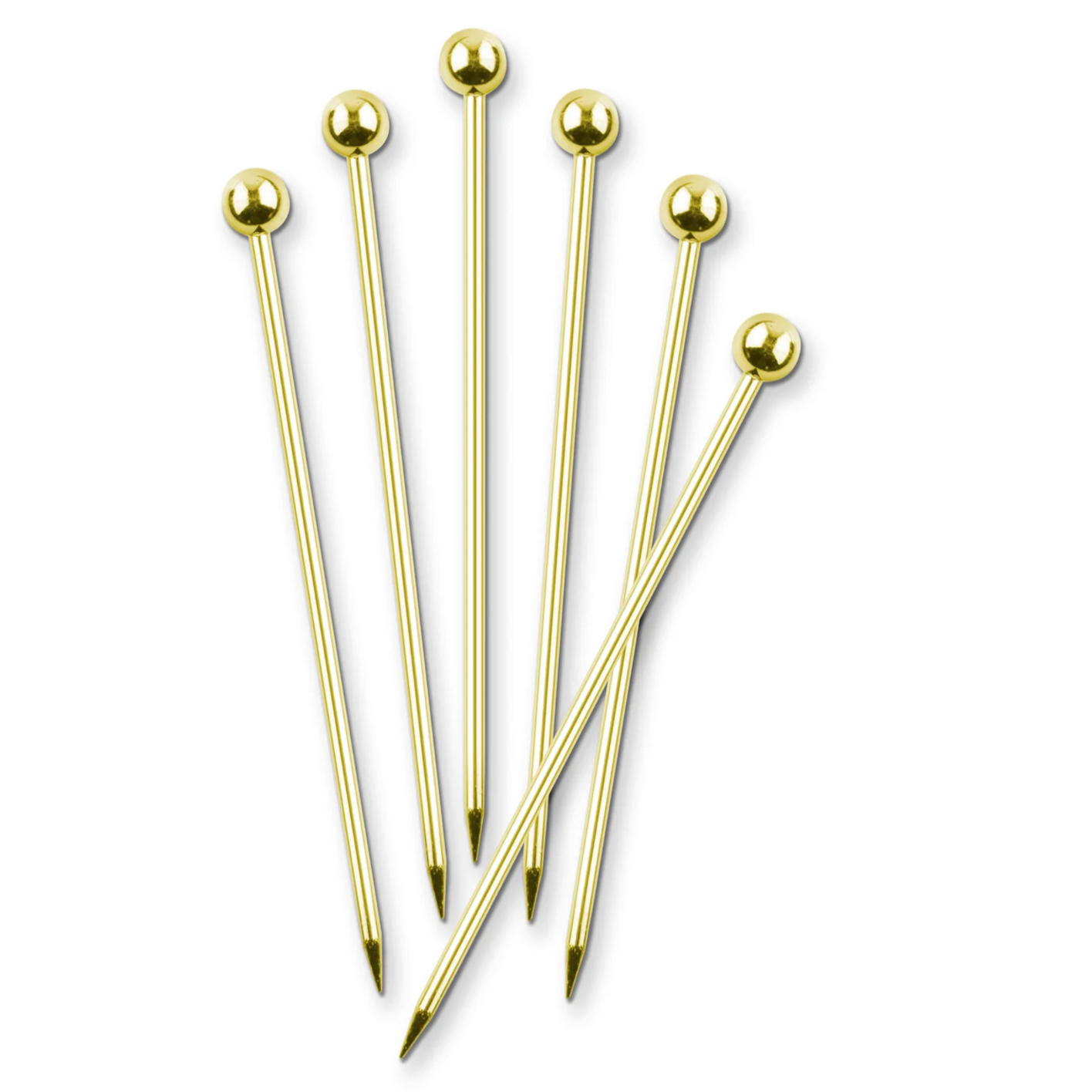 Stainless Steal Cocktail Picks—Set of 6