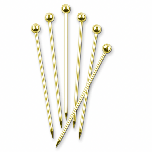 Stainless Steal Cocktail Picks—Set of 6
