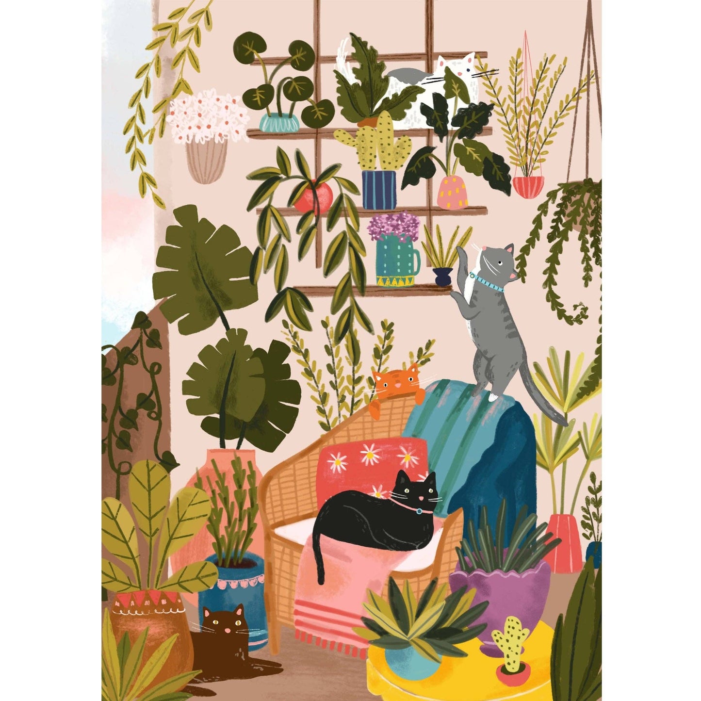 Balcony Cats—1000-Piece Puzzle