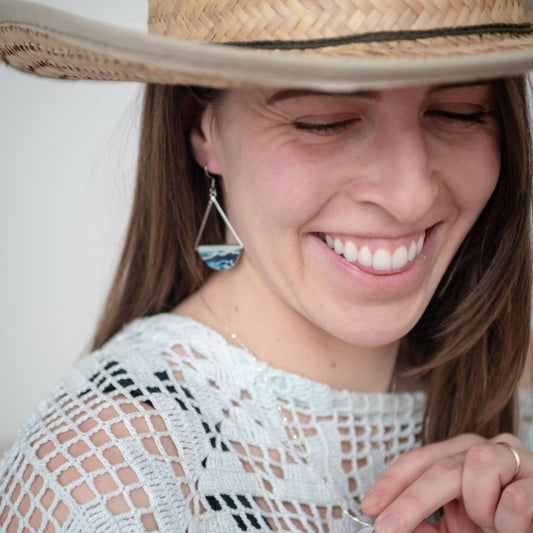 Tidal Wave Earrings—Silver