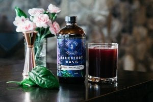Blueberry Basil—Craft Cocktail or Mocktail Mixer