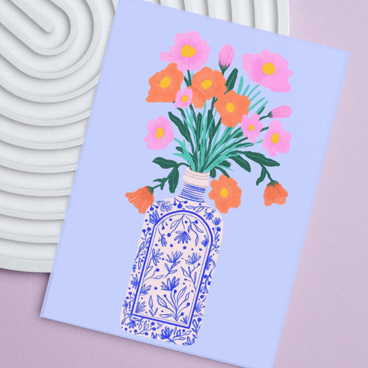 Botttle & Blooms—5x7 inch Art Print