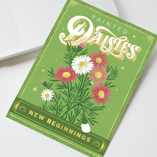 Painted Daisies (New Beginnings)—Greeting Card