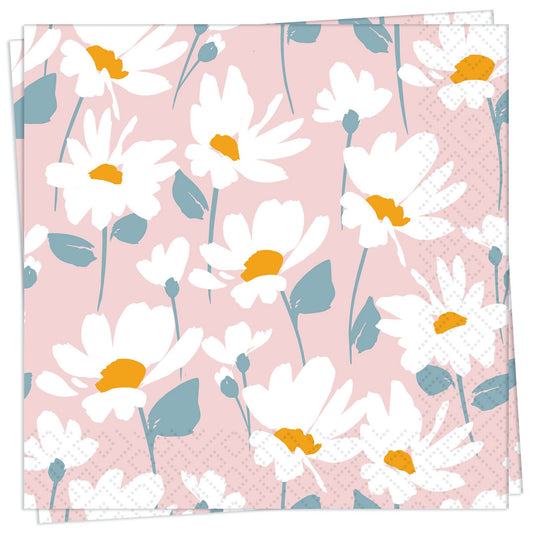 Daisy Bloom Cocktail Napkin
