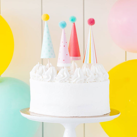 Hip Hip Hooray Cake Toppers