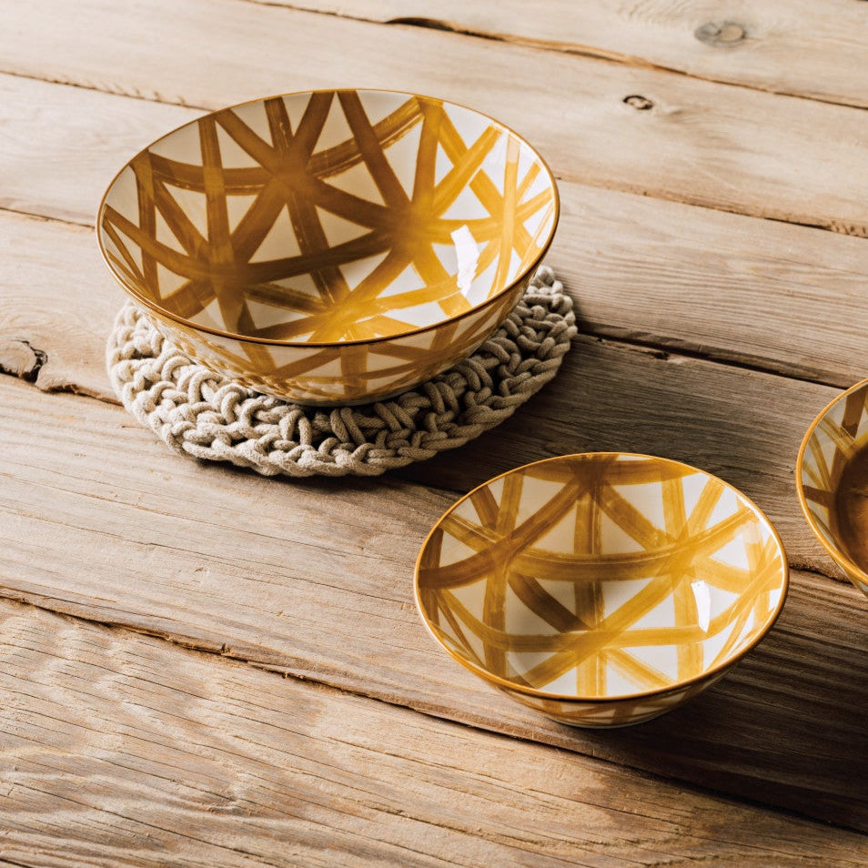 CrosshatchvBowl—Large, 8 Inch