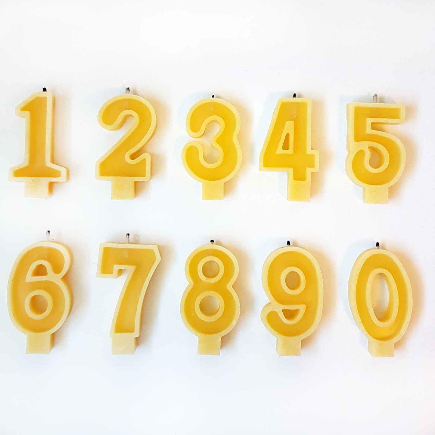 #7 Beeswax Birthday Candle