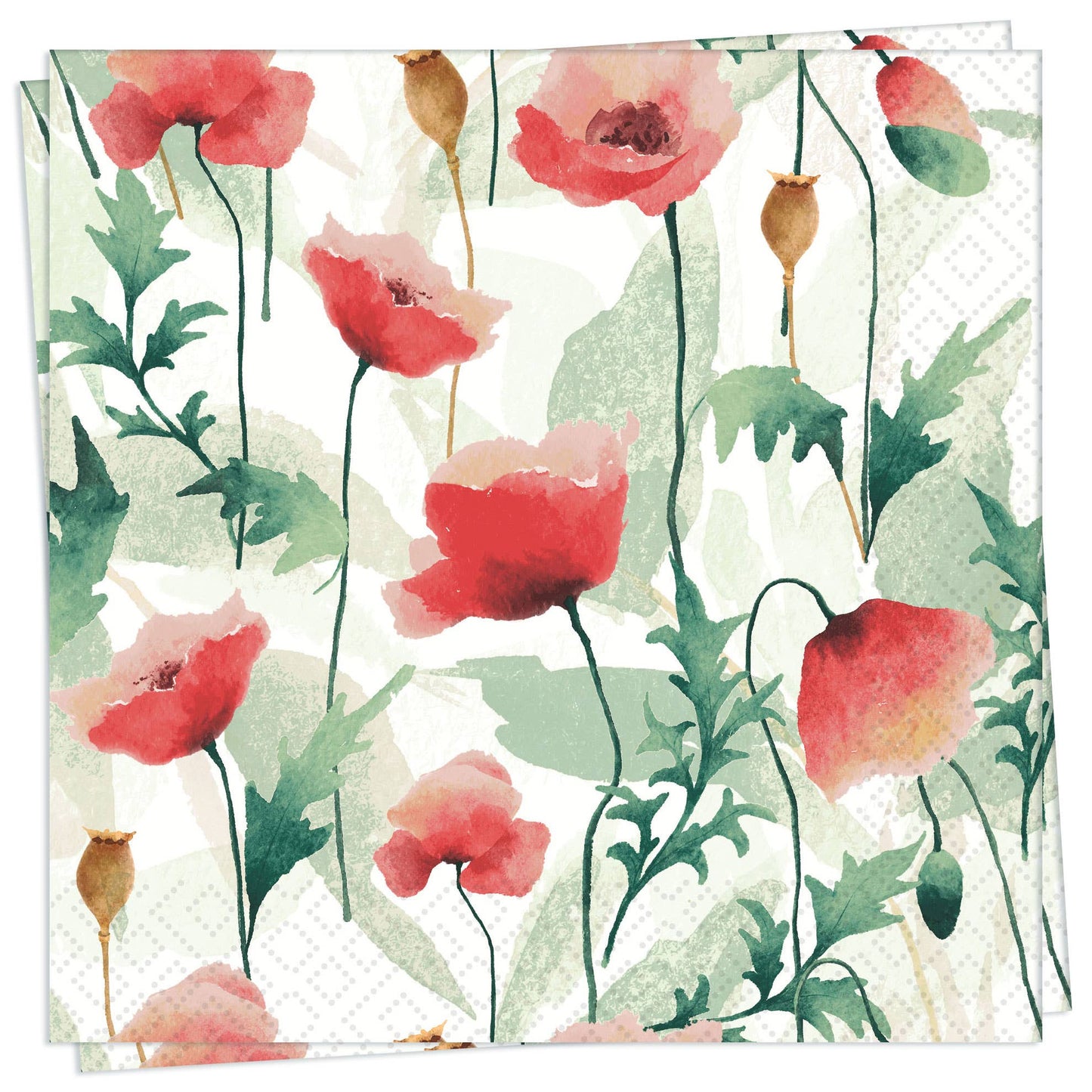 Poppies Delight Cocktail Napkin