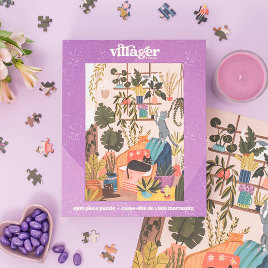 Balcony Cats—1000-Piece Puzzle