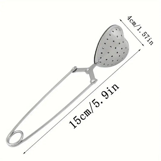 Heart-Shaped Stainless Steel Tea Infuser