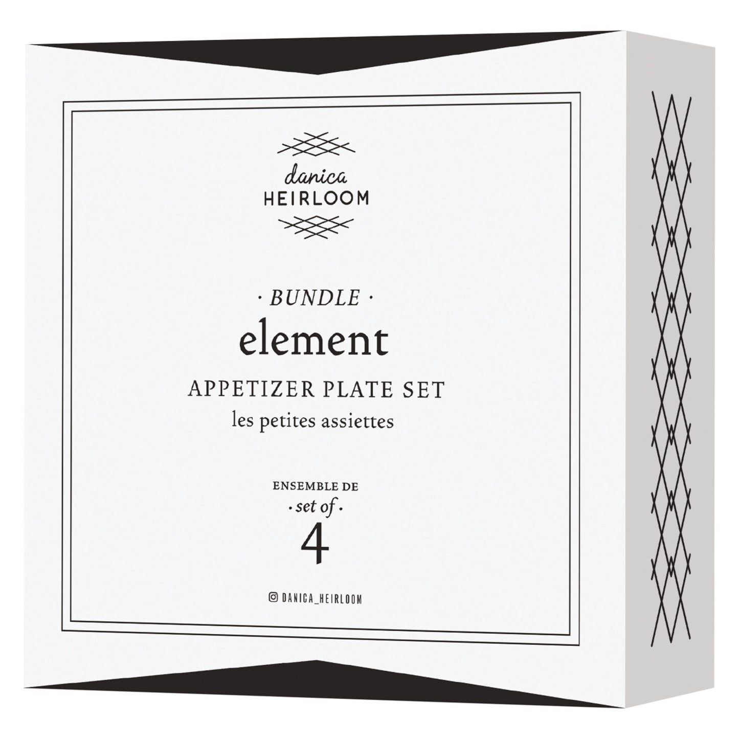 Element Appetizer Plate—Set of 4