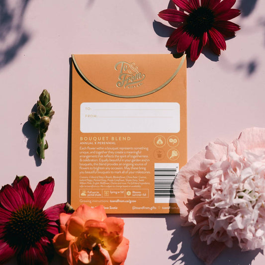 Grow Your Own Bouquet (Celebrate)—Floriography Seed Packet