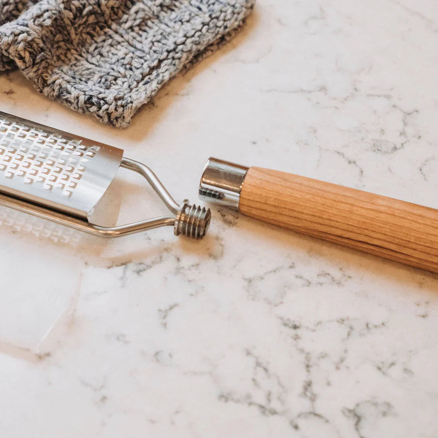 Long Grater with Wooden Handle