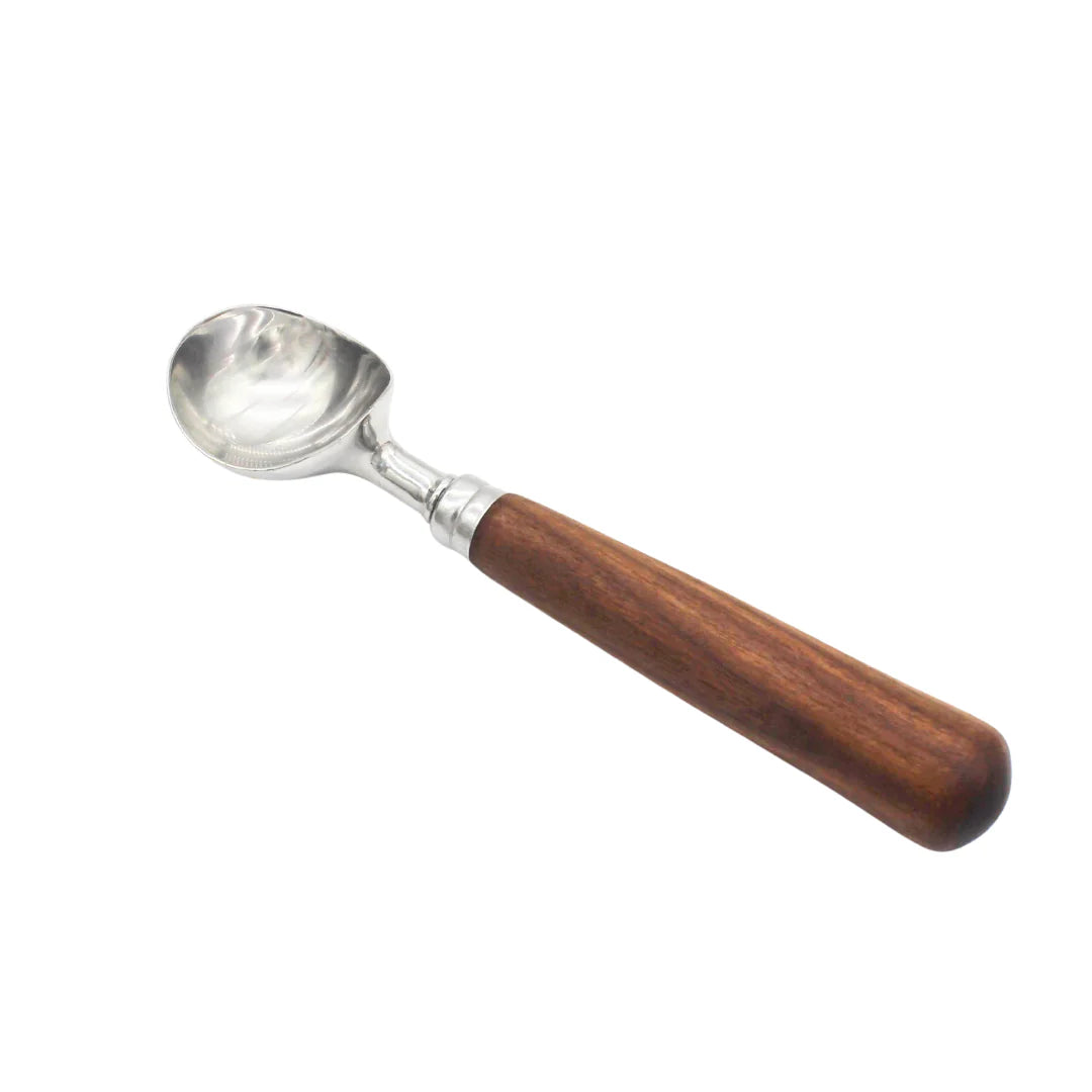 Ice Cream Scoop with Hand-turned Wooden Handle