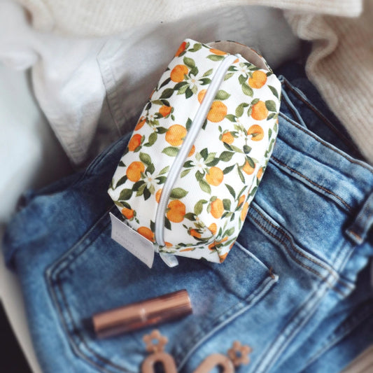 Clementine Makeup Bag—Medium