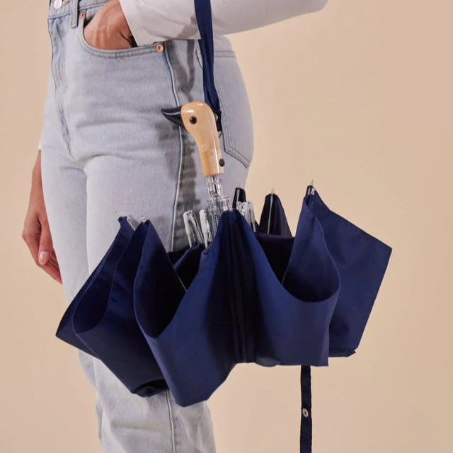 Eco-friendly Compact Duck Umbrella—Solid Colours