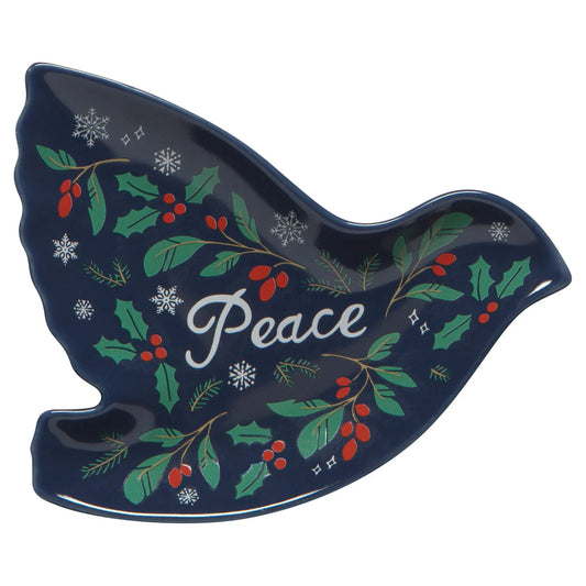 Peace & Joy Shaped Dishes—Set of 3