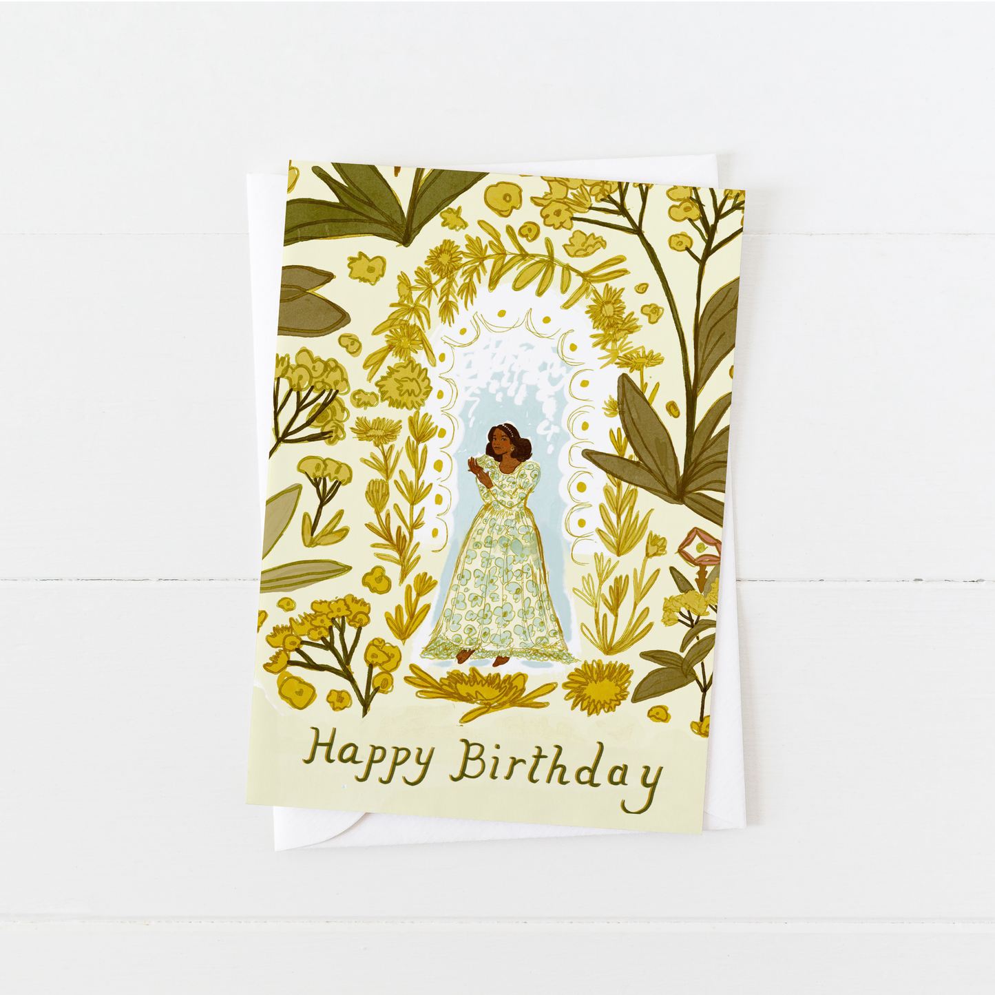 Princess & Frog - Birthday Card