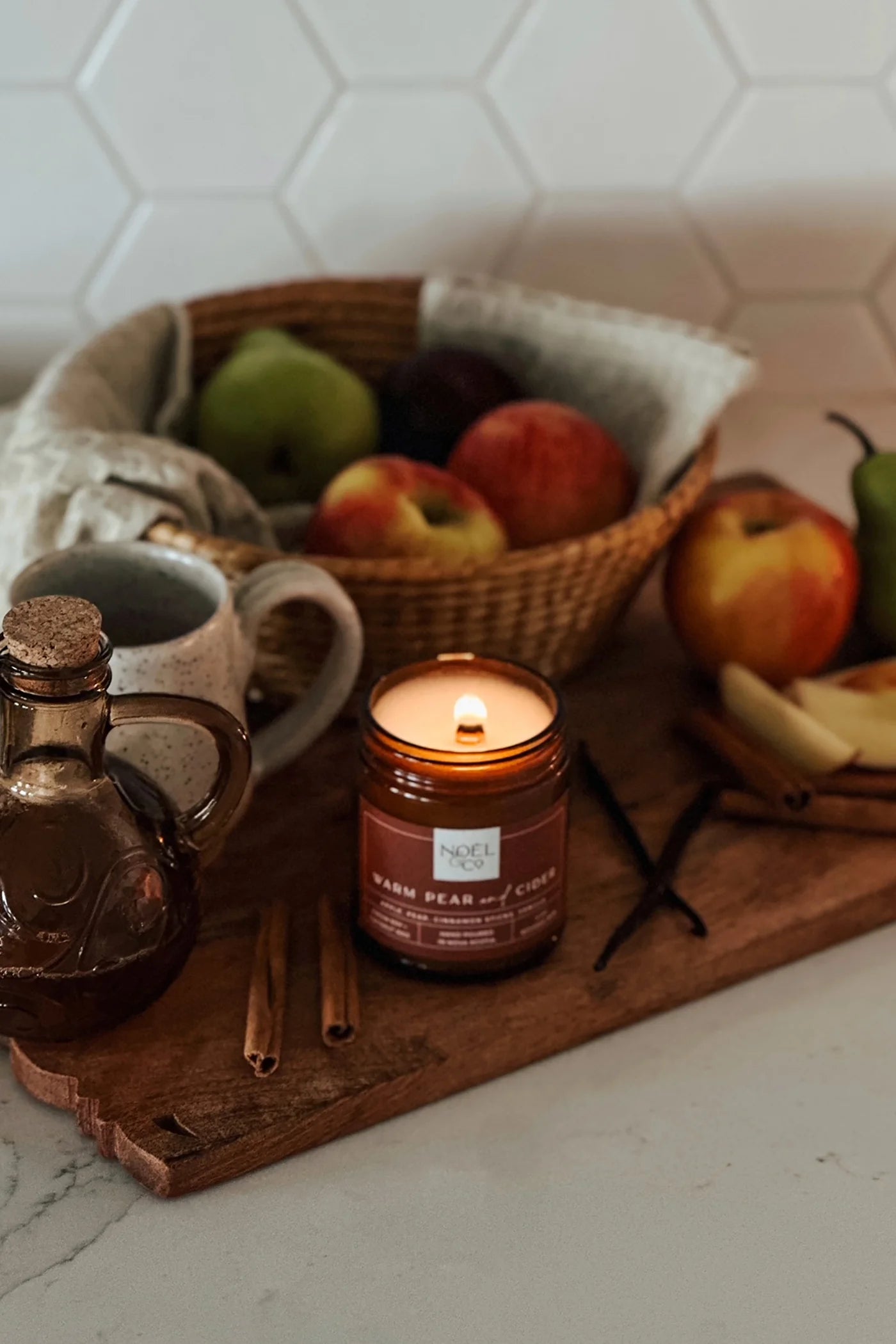 Warm Pear & Cider Soy Candle