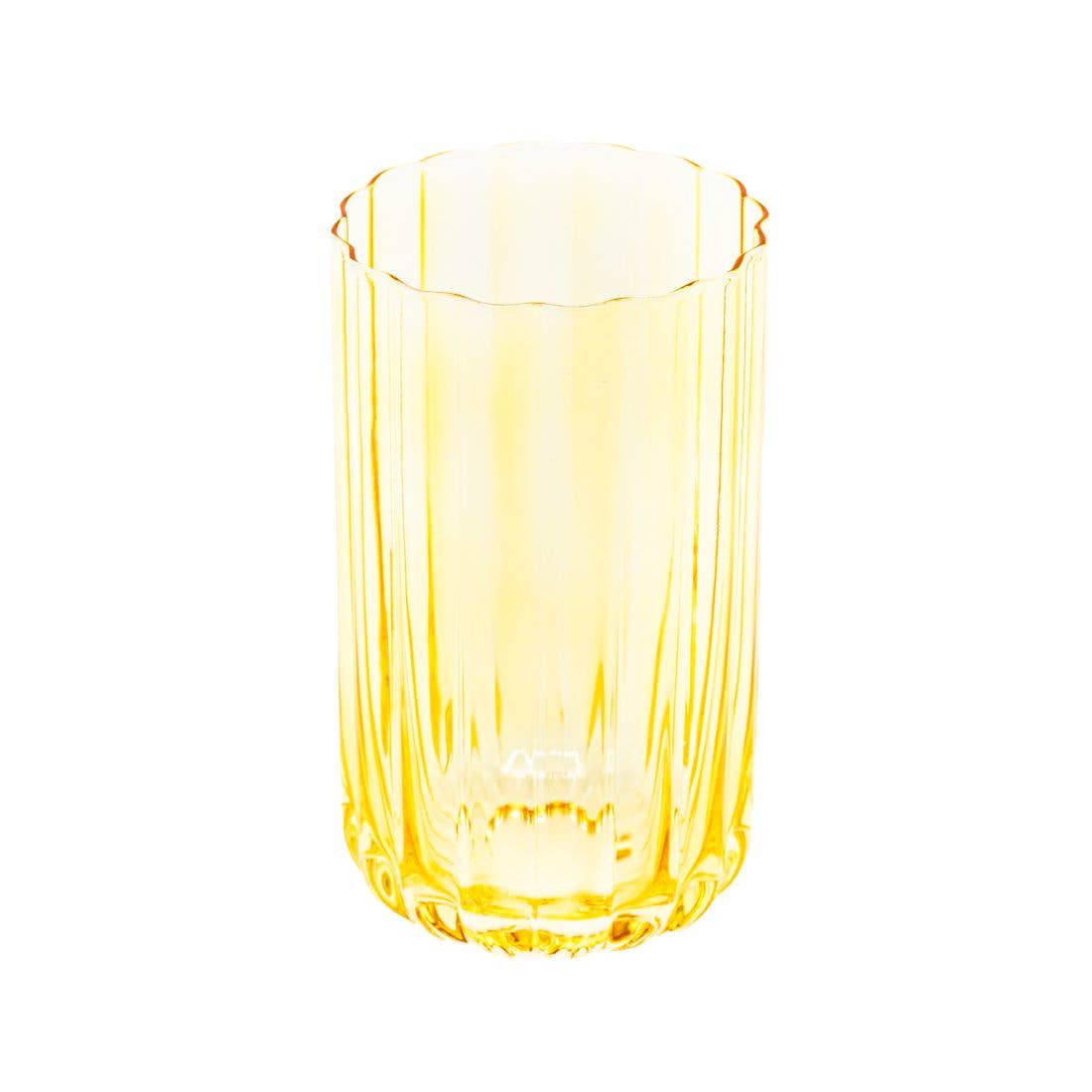 Yellow Gaia Highball Glass