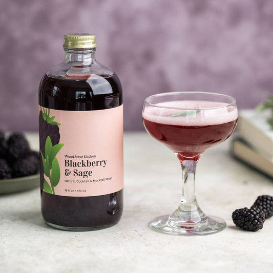 Blackberry & Sage Cocktail Mixer and Mocktail Mixer—16 fl oz