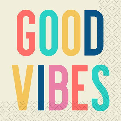 Good Vibes Cocktail Napkin