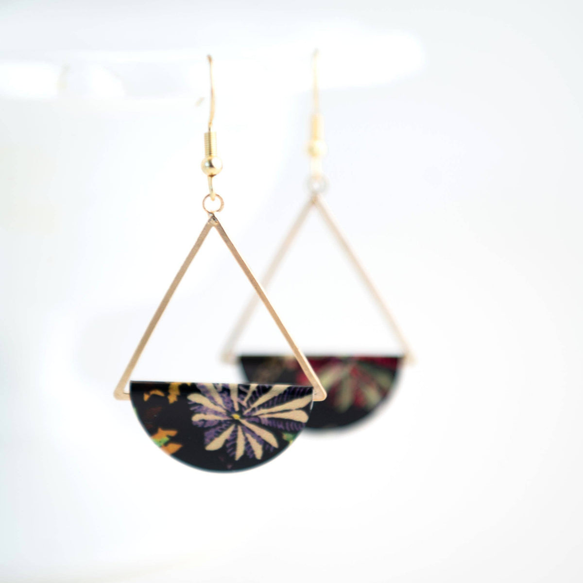 Wildflowers Dangle Earrings—Gold