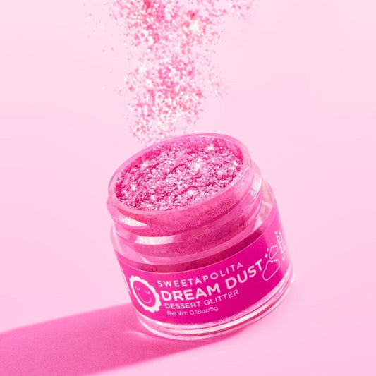 Candy Pink Dream Dust Edible Drink + Dessert Glitter—5g Jar