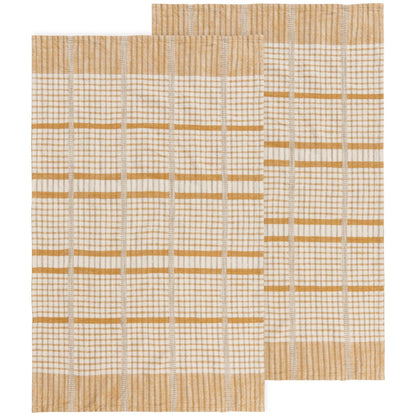 Saffron Finley Check Dishtowels—Set of 2