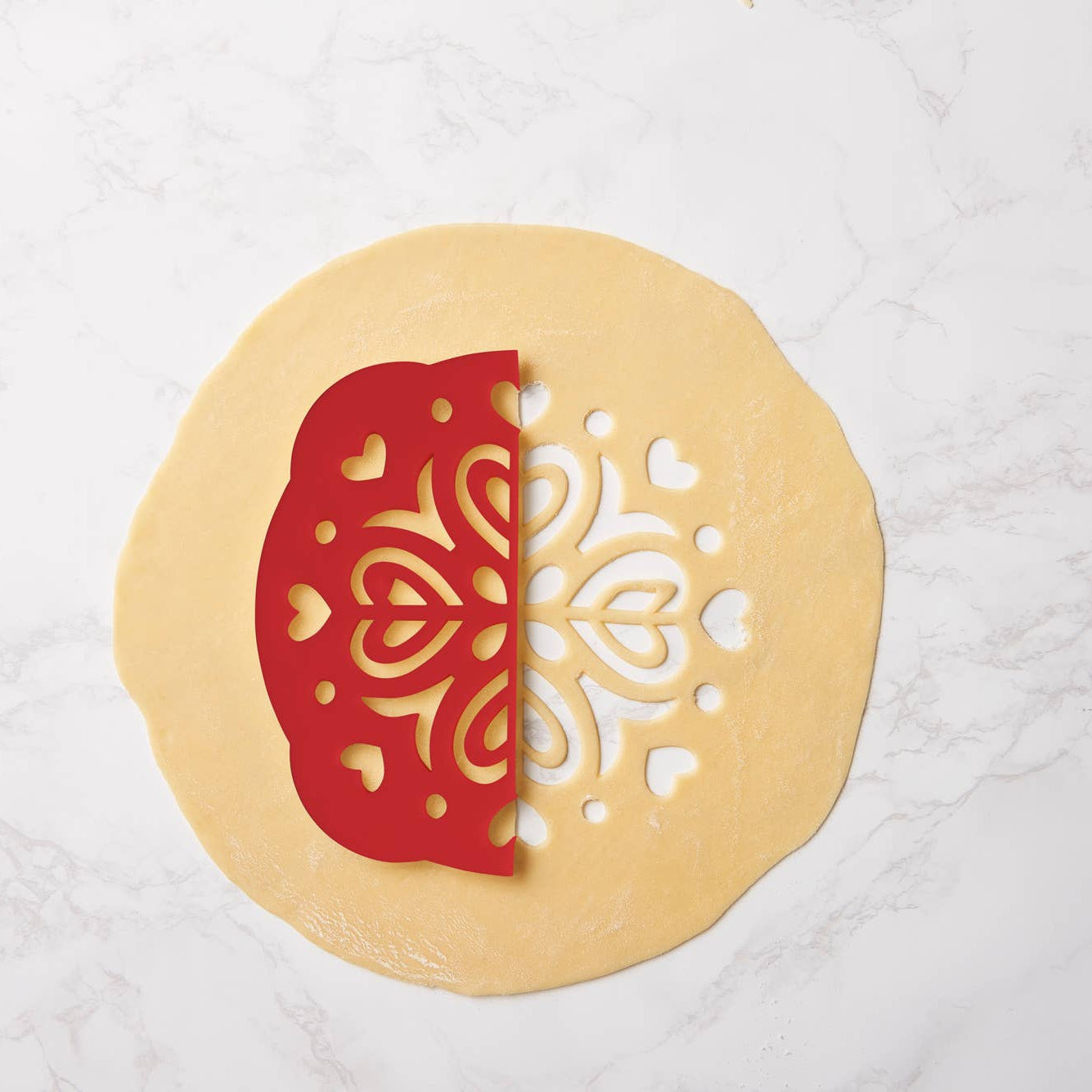 Hearts Pie Top Cutter