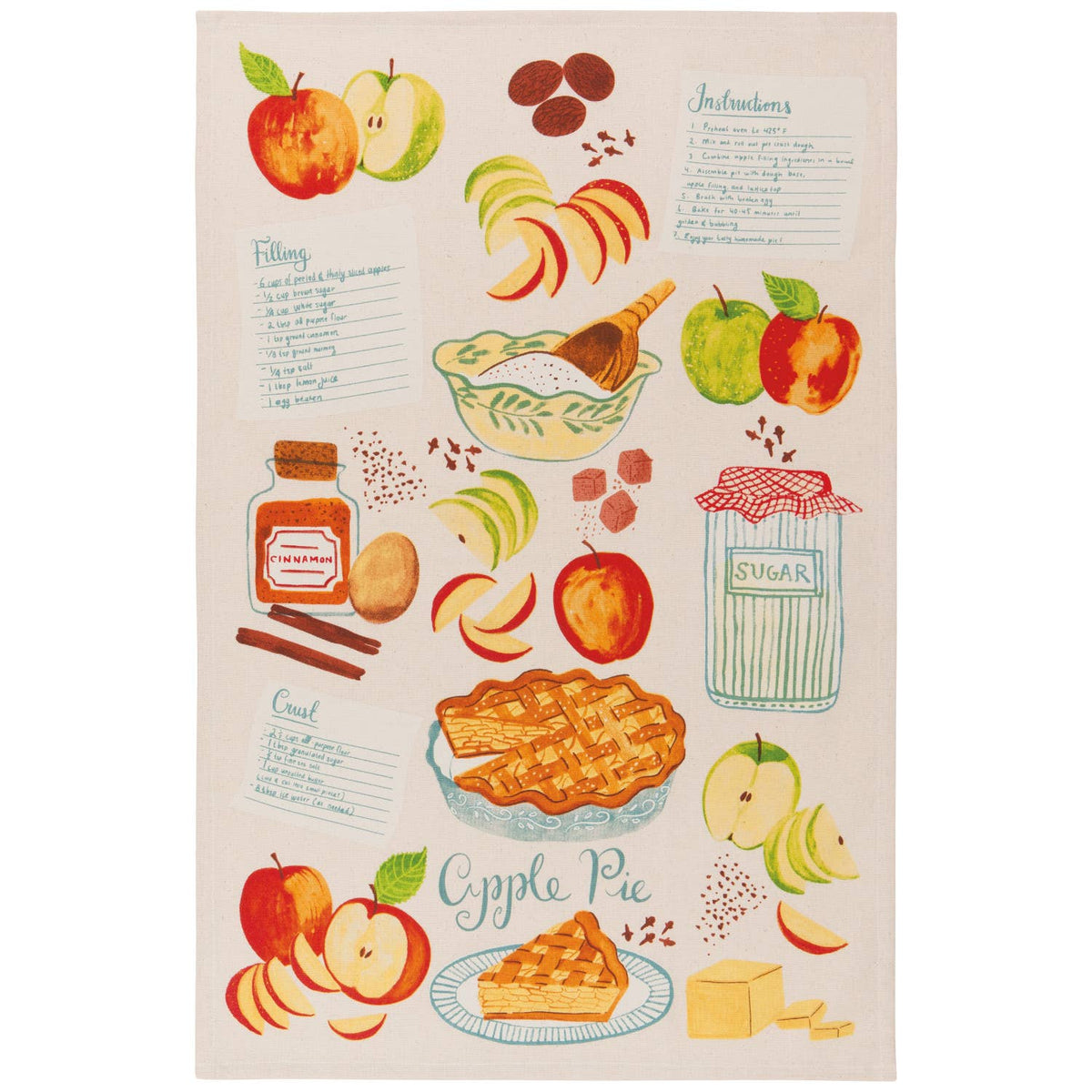 Sweet as Pie Tea Towel—Set of 2