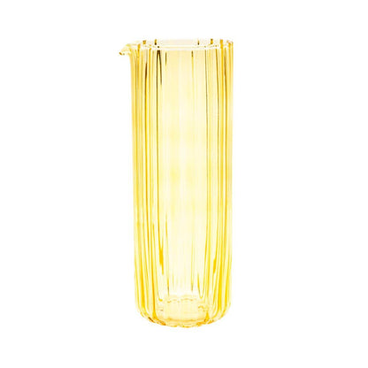Yellow Glass Carafe Gaia Jug—1.2L