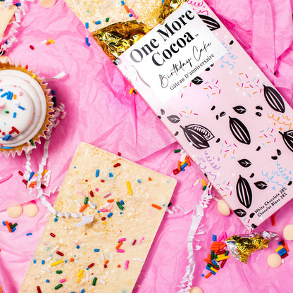 Birthday Cake White Chocolate Bar