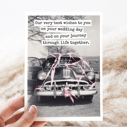 Wedding Card. Our Very Best Wishes To You On Your Wedding...