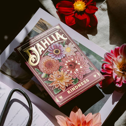 Dahlia (Kindness)—Floriography Seed Packet