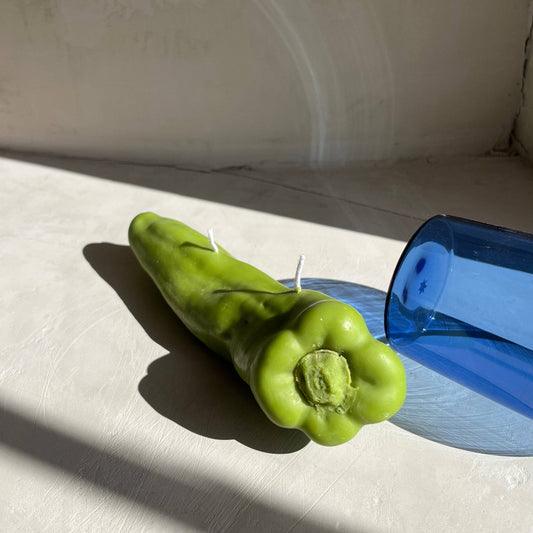 Green Chili Pepper Candle