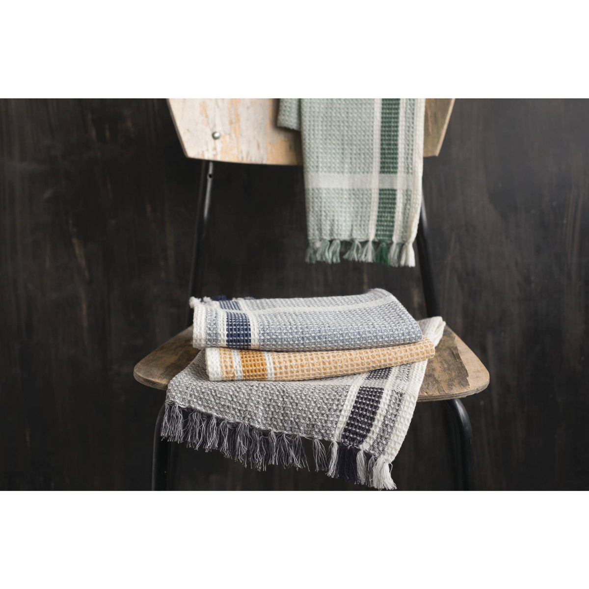 Ochre Soft Waffle Dishtowel