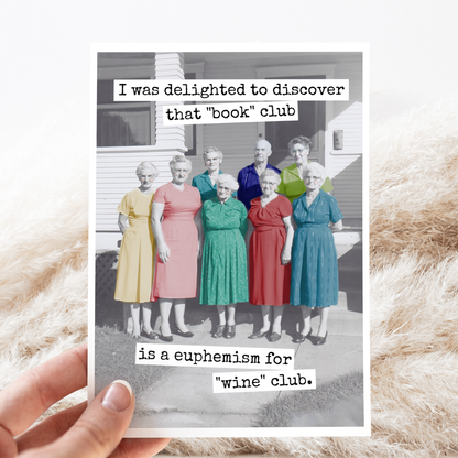I Was Delighted To Discover That Book Club...