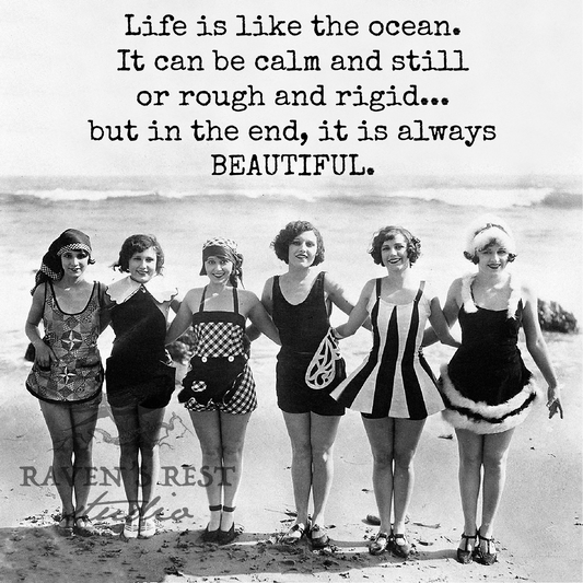 Life Is Like The Ocean... - Coaster