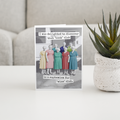 I Was Delighted To Discover That Book Club...