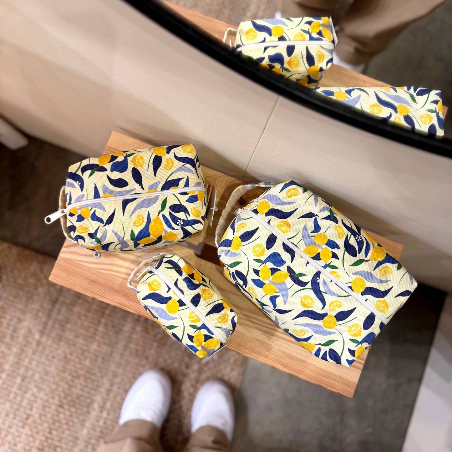 Mini Lemons Toiletry Bag