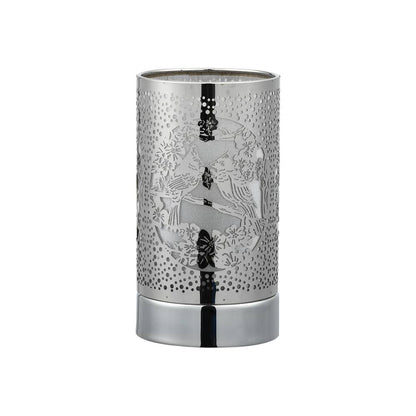 Silver Cardinals Touch Lamp Wax Warmer & Oil Burner